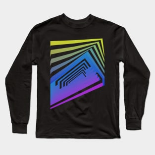 Geometric art modern abstract Long Sleeve T-Shirt